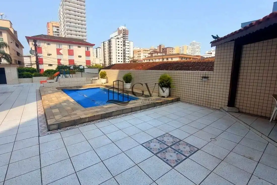 Foto do apartamento de 1 quarto no Canto do Forte