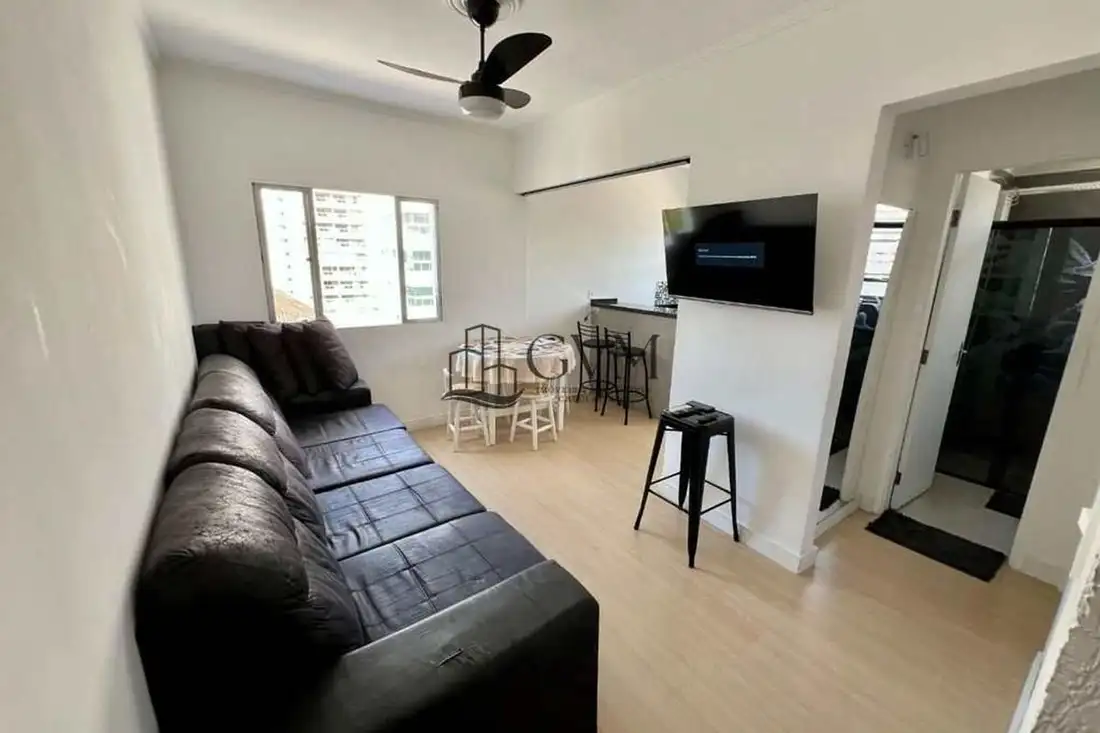 Foto do apartamento de 1 quarto no Canto do Forte